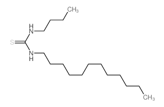 3-butyl-1-dodecyl-thiourea Structure