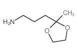 3-(2-Methyl-1,3-dioxolan-2-yl)-1-propanamine structure