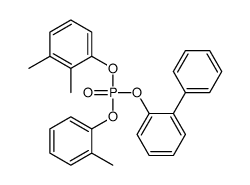 (2,3-dimethylphenyl) (2-methylphenyl) (2-phenylphenyl) phosphate Structure