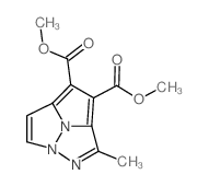 Dimethyl 2-methyl-1,6a,6b-triazacyclopenta(cd)pentalene-3,4-dicarboxylate Structure