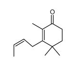 (Z)-3-(2-butenyl)-2,4,4-trimethylcyclohex-2-en-1-one picture