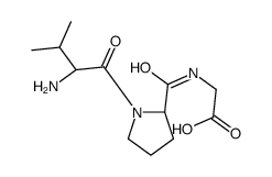 2-[[(2S)-1-[(2S)-2-amino-3-methylbutanoyl]pyrrolidine-2-carbonyl]amino]acetic acid结构式