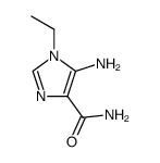 5-amino-1-ethyl-1H-imidazole-4-carboxamide结构式