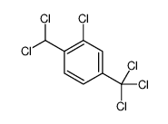 2-chloro-1-(dichloromethyl)-4-(trichloromethyl)benzene结构式