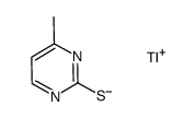 thallium salt of 2-mercapto-4-methylpyrimidine结构式