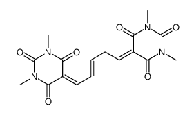 5,5'-(pent-2-ene-1,5-diylidene)bis[1,3-dimethylbarbituric] acid picture