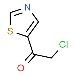 Ethanone, 2-chloro-1-(5-thiazolyl)- (9CI) Structure