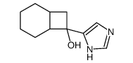 7-(1H-Imidazol-4-yl)bicyclo[4.2.0]octan-7-ol结构式