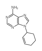 9H-Purin-6-amine,9-(2-cyclohexen-1-yl)-结构式