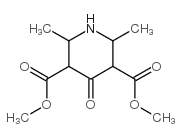 2,6-Dimethyl-4-oxo-piperidine-3,5-dicarboxylic acid dimethyl ester结构式