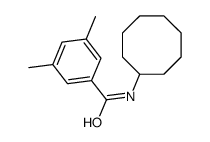 Benzamide, N-cyclooctyl-3,5-dimethyl- (9CI)结构式