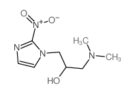 1H-Imidazole-1-ethanol,R-[(dimethylamino)- methyl]-2-nitro-结构式