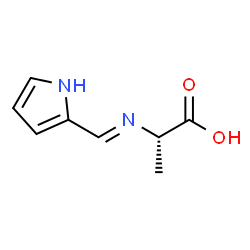 L-Alanine, N-(1H-pyrrol-2-ylmethylene)- (9CI) Structure