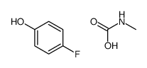 4-fluorophenol,methylcarbamic acid Structure