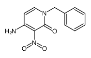 4-amino-1-benzyl-3-nitropyridin-2-one Structure
