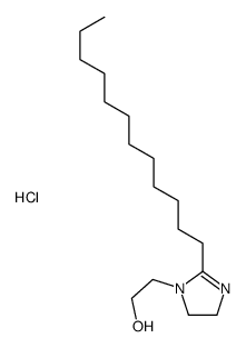 2-(2-dodecyl-4,5-dihydroimidazol-1-yl)ethanol,hydrochloride Structure