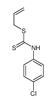 prop-2-enyl N-(4-chlorophenyl)carbamodithioate结构式