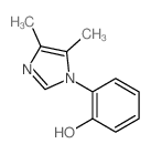 2-(4,5-dimethylimidazol-1-yl)phenol结构式