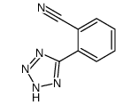 2-(1H-四唑-5-基)苄腈结构式