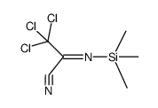 3,3,3-trichloro-2-[(trimethylsilyl)imino]propionitrile Structure