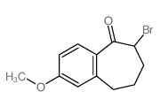 5-bromo-10-methoxy-bicyclo[5.4.0]undeca-8,10,12-trien-6-one结构式