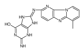 2-amino-8-[(6-methylimidazo[1,2-a:5,4-b']dipyridin-2-yl)amino]-3,7-dihydro-6H-purin-6-one结构式