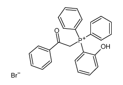 (2-hydroxy-phenyl)-(2-oxo-2-phenyl-ethyl)-diphenyl-phosphonium, bromide结构式
