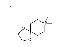 8,8-dimethyl-1,4-dioxa-8-azoniaspiro[4.5]decane,iodide结构式