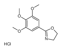 2-(3,4,5-trimethoxyphenyl)-4,5-dihydro-1,3-oxazole,hydrochloride结构式