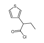 2-(thiophen-3-yl)butanoyl chloride Structure