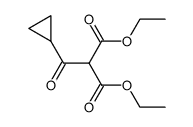 diethyl cyclopropylcarbonylmalonate Structure