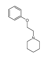 1-Piperidino-2-phenoxyethane结构式