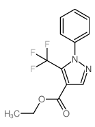 1-苯基-3-三氟甲基-1H-吡唑-4-羧酸乙酯结构式