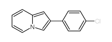 2-(4-chlorophenyl)indolizine structure