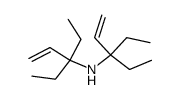 bis(3-ethylpent-1-en-3-yl)amine结构式