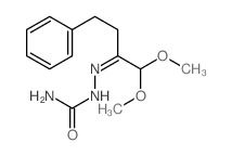 Hydrazinecarboxamide, 2-[1-(dimethoxymethyl)-3-phenylpropylidene]- picture