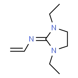 Ethenamine, N-(1,3-diethyl-2-imidazolidinylidene)- (9CI) Structure