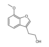 7-methoxy-3-benzofuranethanol Structure