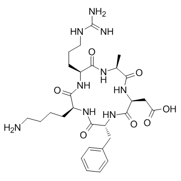 Cyclo(-Arg-Ala-Asp-D-Phe-Lys) trifluoroacetate salt picture