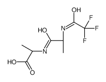 (2S)-2-[[(2S)-2-[(2,2,2-trifluoroacetyl)amino]propanoyl]amino]propanoic acid结构式