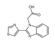 [2-(1,3-THIAZOL-4-YL)-1H-BENZIMIDAZOL-1-YL]ACETIC ACID图片