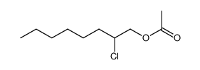 chloro-2 acetoxy-1 octane Structure