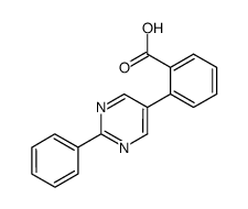 2-(2-Phenylpyrimidin-5-yl)benzoic acid结构式