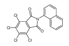 4,5,6,7-tetrachloro-2-naphthalen-1-ylisoindole-1,3-dione Structure