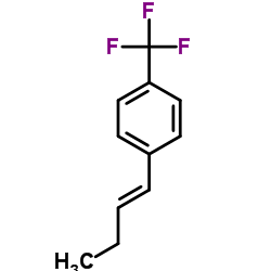 Benzene, 1-(1-butenyl)-4-(trifluoromethyl)- (9CI)结构式