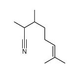 2,3,7-trimethyloct-6-enenitrile结构式