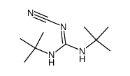 1,2-di-tert-butyl-3-cyanoguanidine结构式