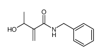 N-benzyl-3-hydroxy-2-methylenebutyramide结构式