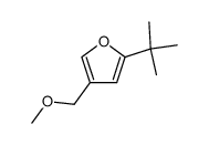 2-tert-butyl-4-(methoxymethyl)furan结构式