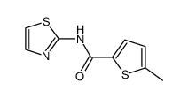 5-methyl-thiophene-2-carboxylic acid thiazol-2-ylamide结构式
